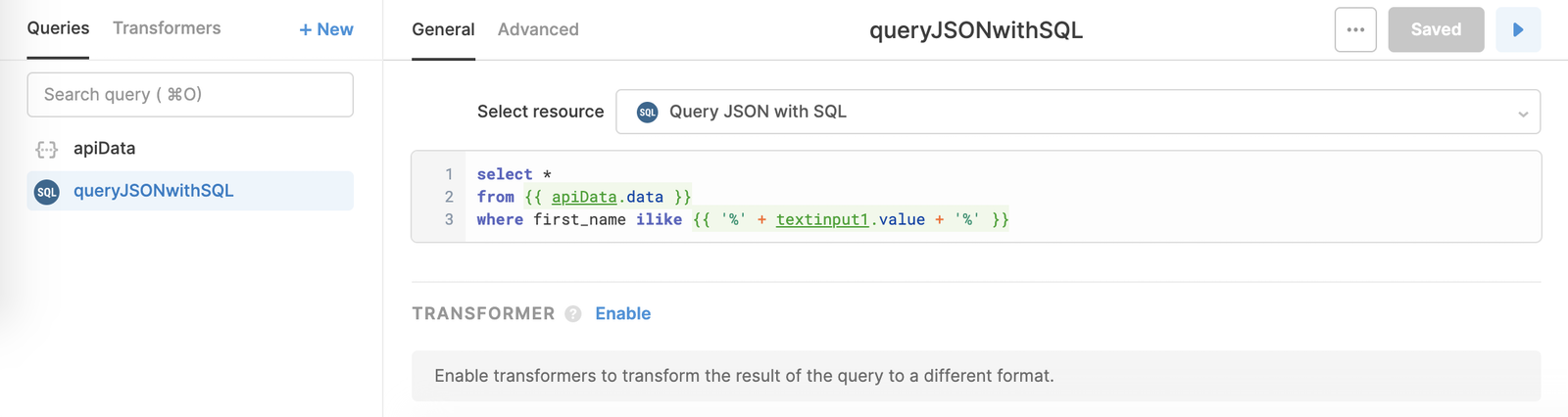 mssql query json